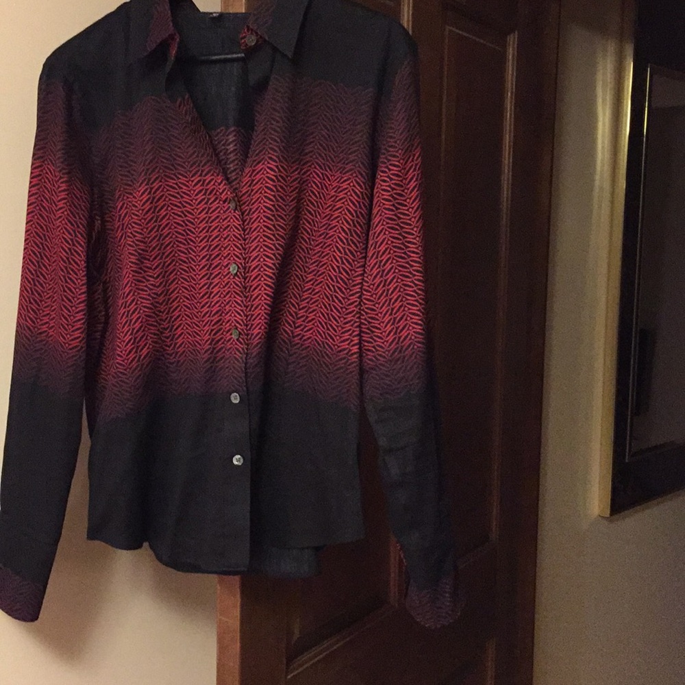 Multicolored cotton Womens shirt